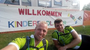 Rodel Austria Naturbahnrodel-Stars beim Kinderradlager der Naturfreunde in Andau
